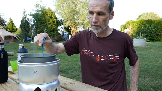 Kochen mit Trangia Spirituskocher