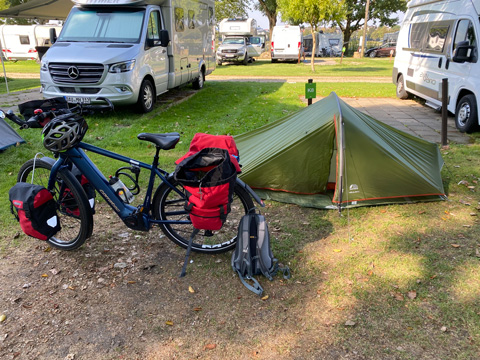 Auf dem Campingplatz bei Köln